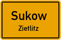 Peckateler Weg in SukowZietlitz