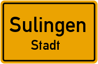 Straßen in Sulingen Stadt