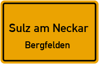Stadtstraße in 72172 Sulz am Neckar (Bergfelden)