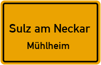 Fischinger Straße in 72172 Sulz am Neckar (Mühlheim)