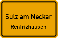 Untere Talstraße in 72172 Sulz am Neckar (Renfrizhausen)