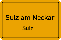 Hörnlestraße in 72172 Sulz am Neckar (Sulz)