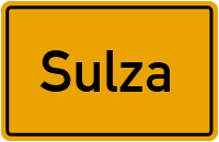 City Sign Sulza