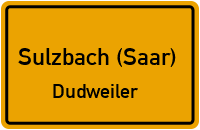 Sulzbachtalstraße in Sulzbach (Saar)Dudweiler