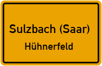 Brefelder Straße in Sulzbach (Saar)Hühnerfeld