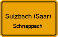 Schnappacher Weg in Sulzbach (Saar)Schnappach