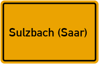 Wo liegt Sulzbach (Saar)?