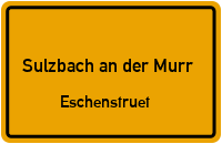 Prügelweg in Sulzbach an der MurrEschenstruet