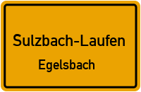 Straßenverzeichnis Sulzbach-Laufen Egelsbach