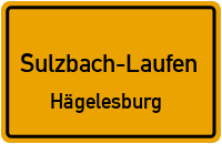 Straßenverzeichnis Sulzbach-Laufen Hägelesburg