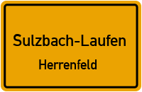 Straßenverzeichnis Sulzbach-Laufen Herrenfeld