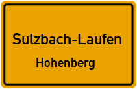 Kohlenstraße in Sulzbach-LaufenHohenberg