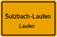 Aalener Straße in Sulzbach-LaufenLaufen