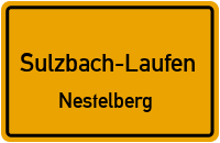 Straßenverzeichnis Sulzbach-Laufen Nestelberg