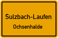 Ochsenhalde in Sulzbach-LaufenOchsenhalde