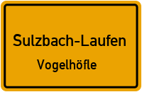 Vogelhöfle in Sulzbach-LaufenVogelhöfle
