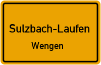 Haller Straße in Sulzbach-LaufenWengen