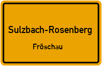 Straßenverzeichnis Sulzbach-Rosenberg Fröschau