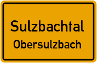 Schulstraße in SulzbachtalObersulzbach