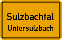 Zur Braunbach in SulzbachtalUntersulzbach