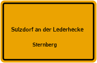 Berthold-Von-Sternberg-Platz in Sulzdorf an der LederheckeSternberg
