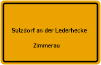Eulenbuschweg in Sulzdorf an der LederheckeZimmerau