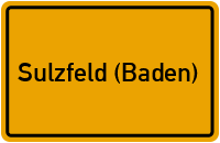 Branchenbuch von Sulzfeld (Baden) auf onlinestreet.de