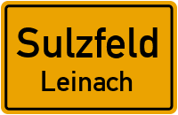 Oberlauringer Straße in SulzfeldLeinach