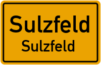 Dorfplatz in SulzfeldSulzfeld