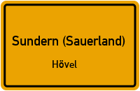 Königstraße in Sundern (Sauerland)Hövel