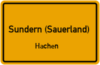 Bahnhofstraße in Sundern (Sauerland)Hachen
