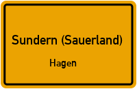 Straßenverzeichnis Sundern (Sauerland) Hagen