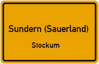 Straßenverzeichnis Sundern (Sauerland) Stockum