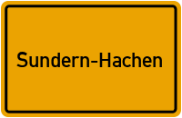 City Sign Sundern-Hachen