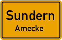 Sunderner Straße in 59846 Sundern (Amecke)