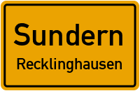Recklinghauser Straße in 59846 Sundern (Recklinghausen)