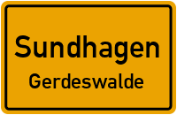 Straßenverzeichnis Sundhagen Gerdeswalde