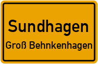 Straßenverzeichnis Sundhagen Groß Behnkenhagen