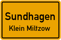 Straßenverzeichnis Sundhagen Klein Miltzow