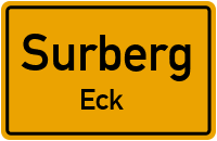 Straßenverzeichnis Surberg Eck
