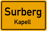 Straßenverzeichnis Surberg Kapell