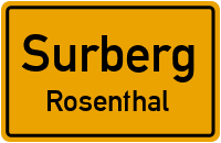 Straßenverzeichnis Surberg Rosenthal