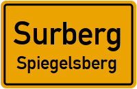 Straßenverzeichnis Surberg Spiegelsberg