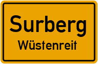 Straßenverzeichnis Surberg Wüstenreit