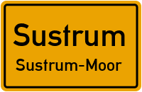 Nord-Süd-Straße in SustrumSustrum-Moor