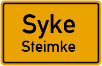Steimker Straße in SykeSteimke