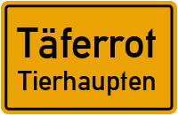 Bergstraße in TäferrotTierhaupten