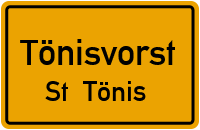 Rebhuhnweg in TönisvorstSt. Tönis