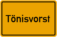 City Sign Tönisvorst