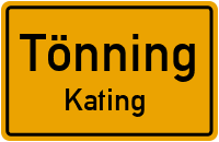 Dorfstraße in TönningKating